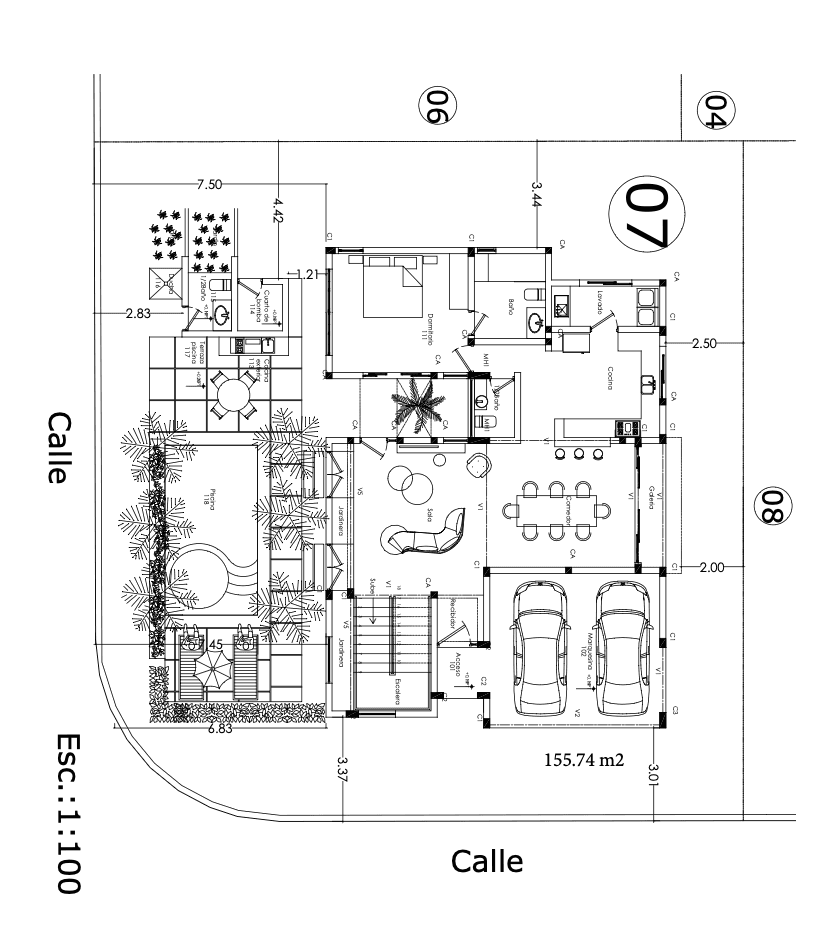 Model B First Floor Plan