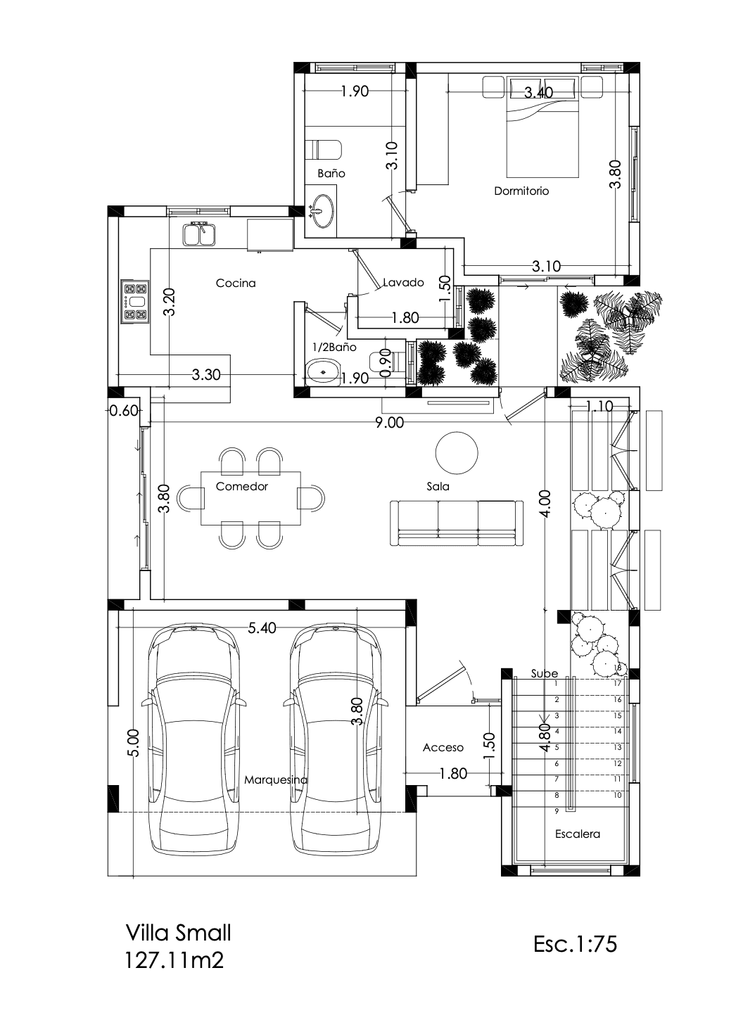 Model A First Floor Plan