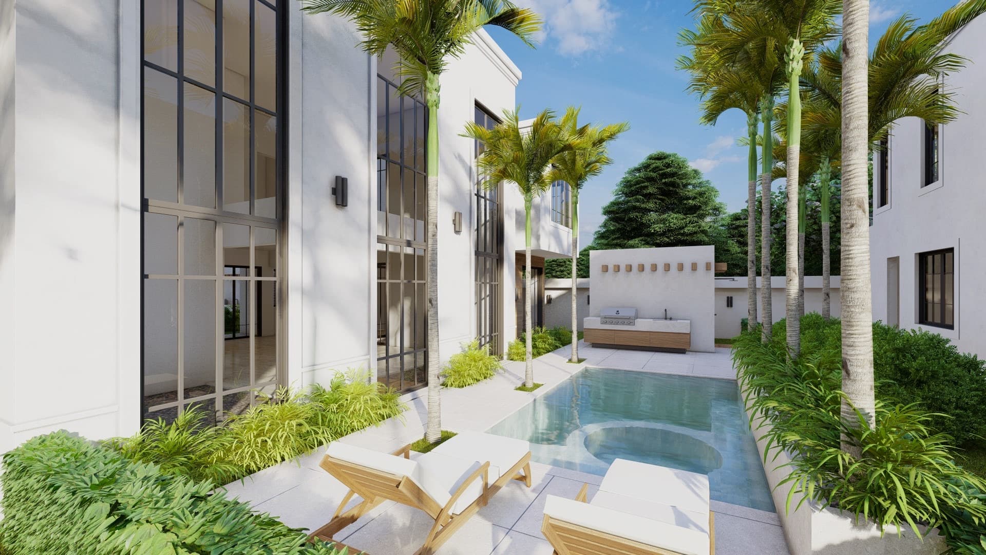 Casa Tikva pool view