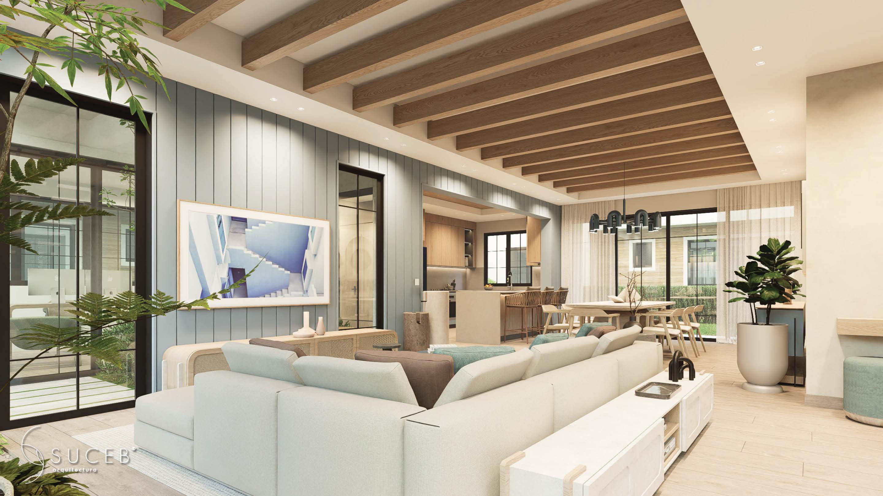 Living Area with Open Concept