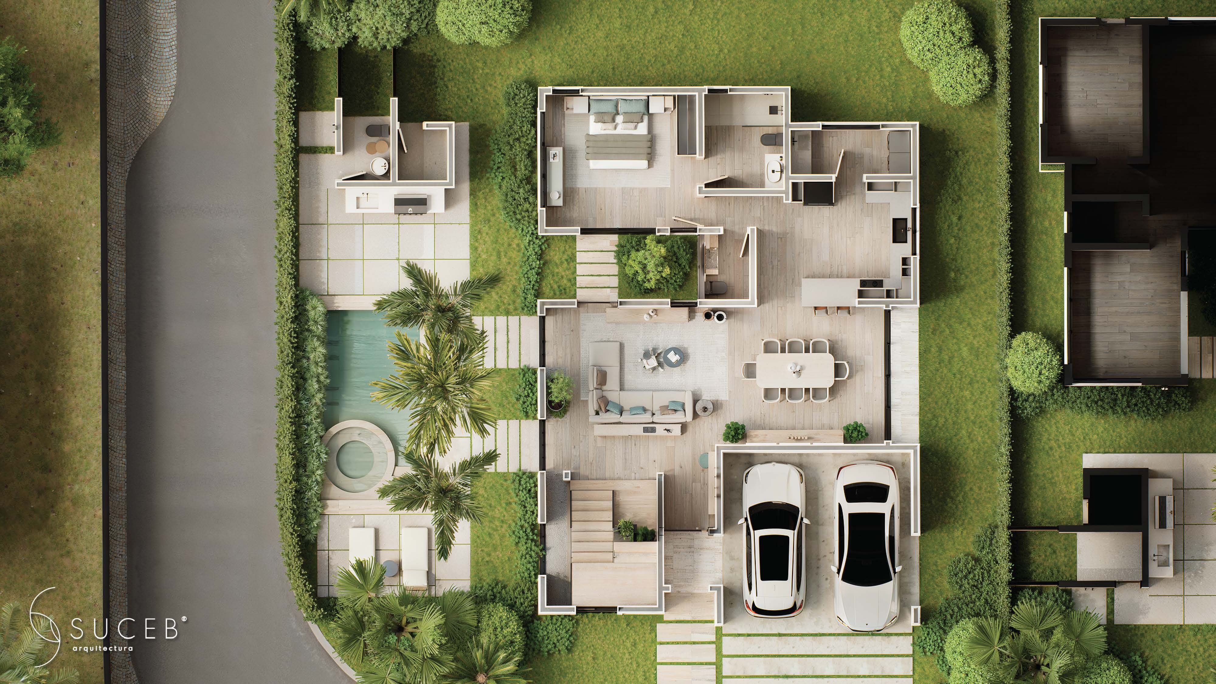 Model B First Floor Plan
